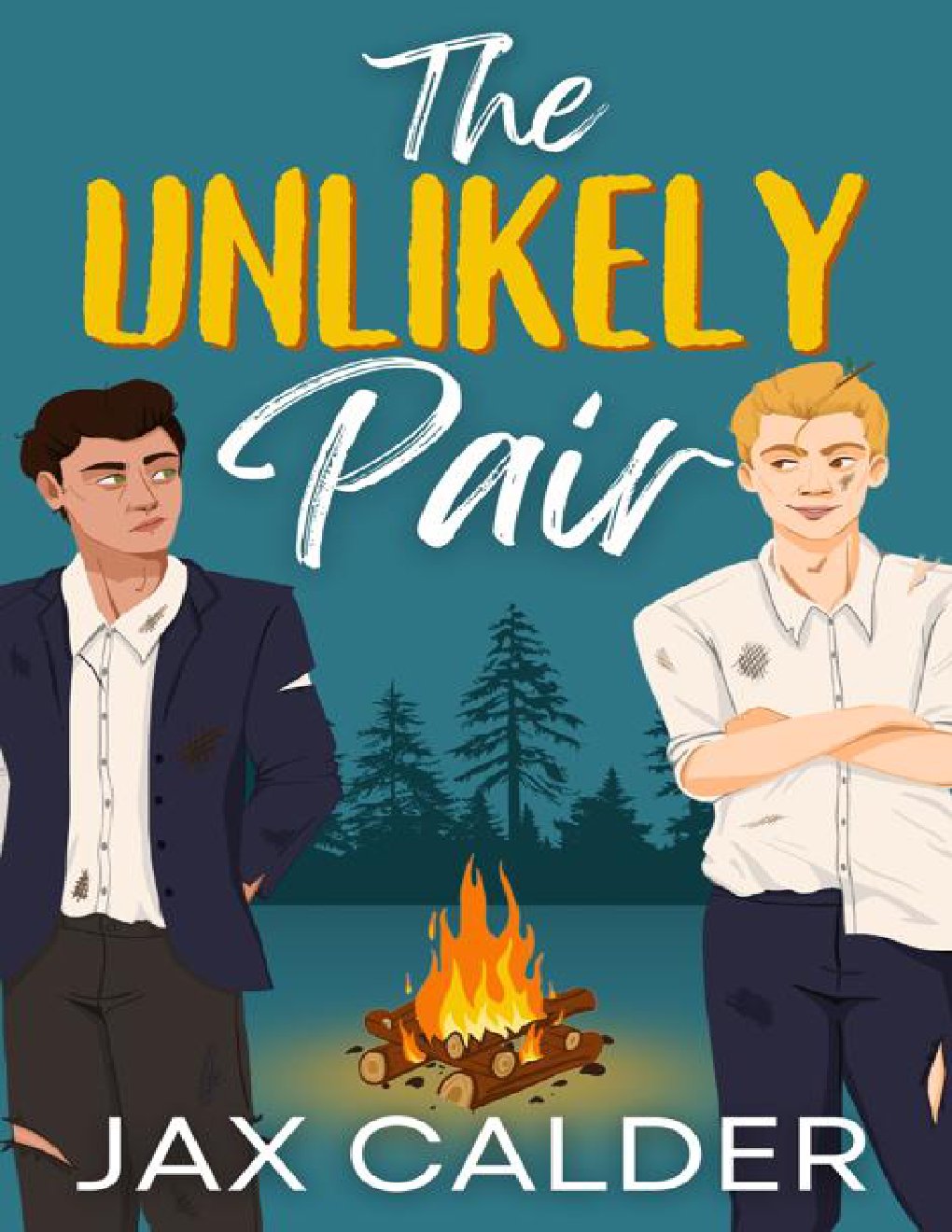 Cover of The Unlikely Pair: An MM Enemies to Lovers Romance