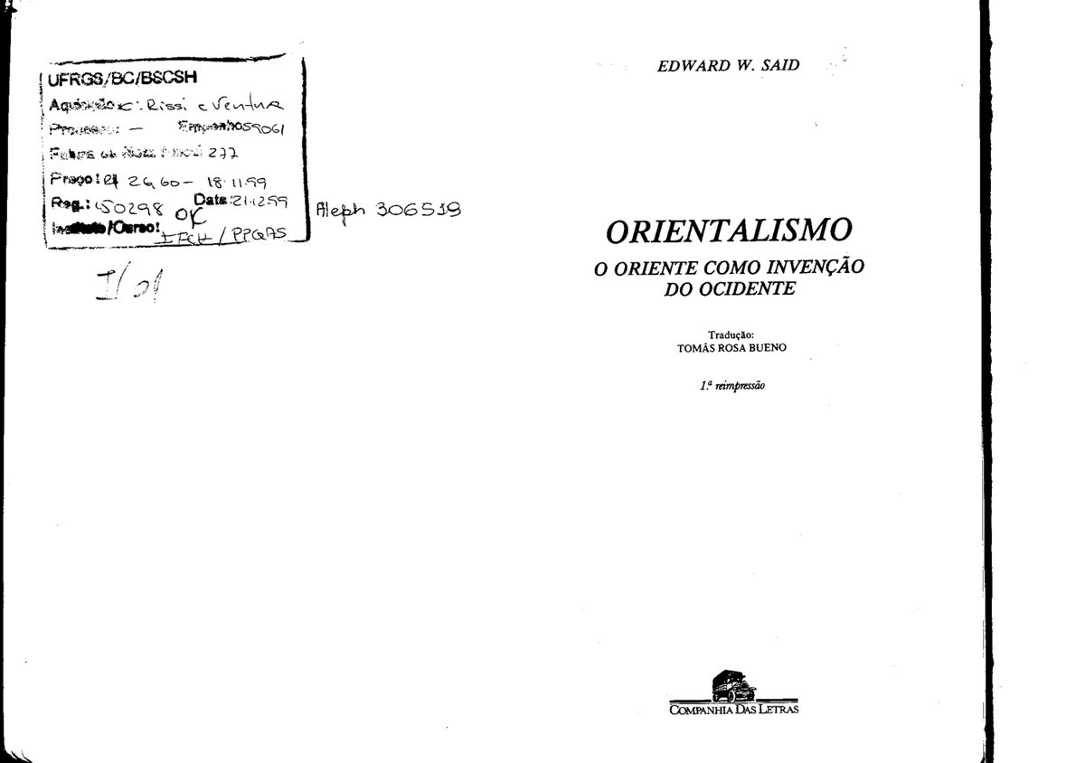 Cover of ORIENTALISMO