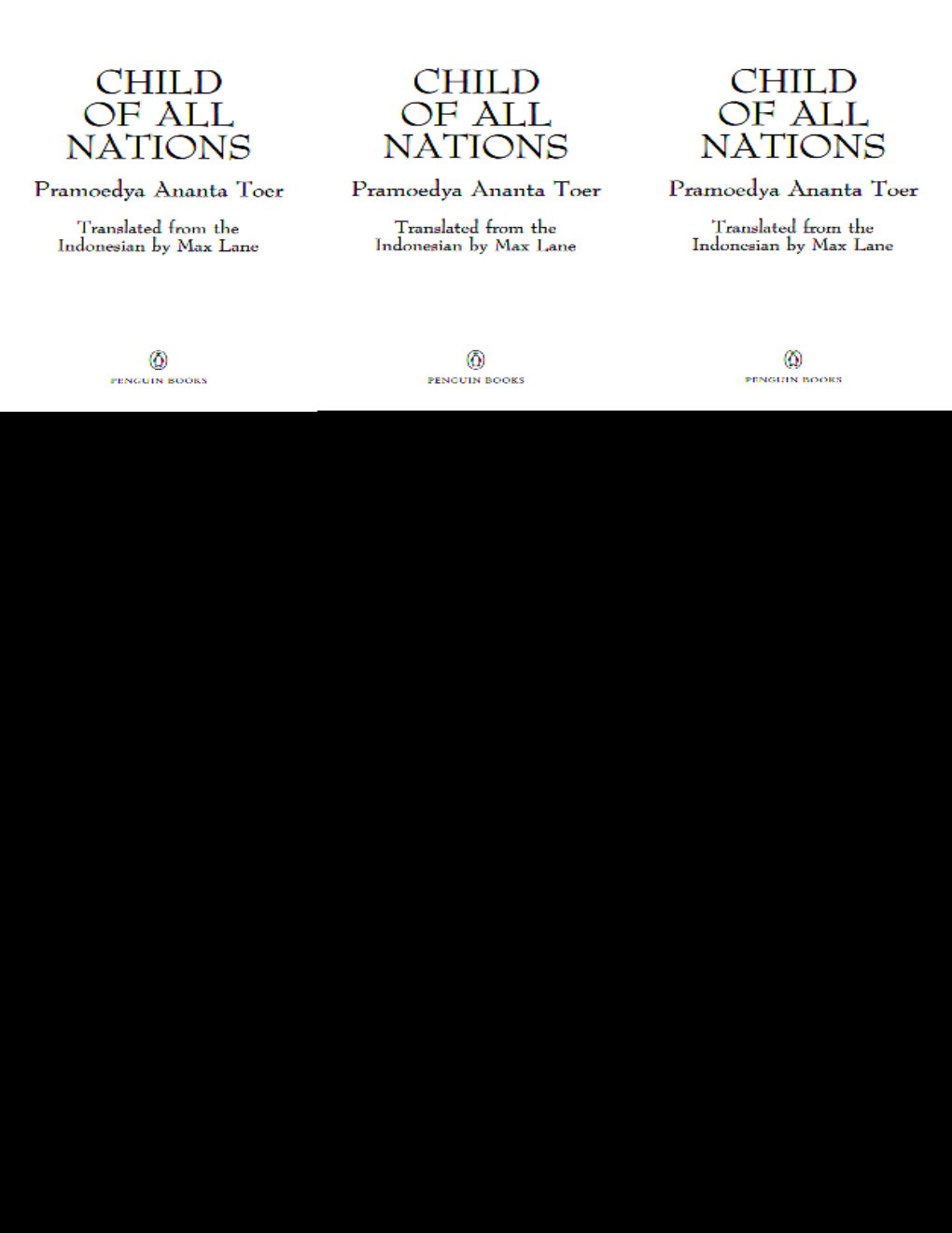 Cover of Child of All Nations
