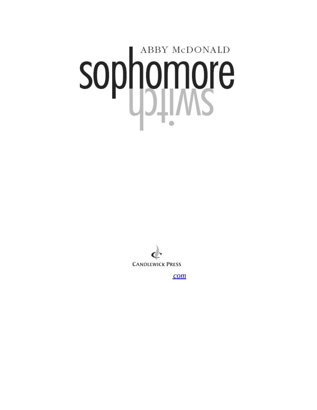 Cover of Sophomore Switch (2006)