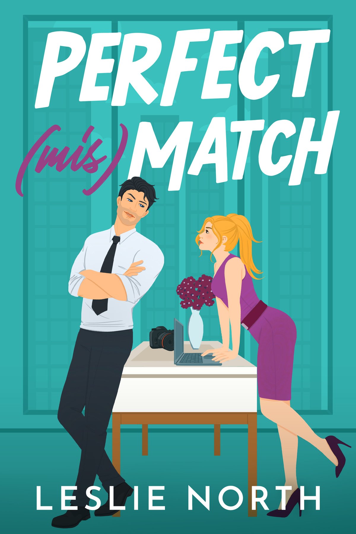 Cover of Perfect (mis)Match: A Grumpy Sunshine Billionaire Boss Romance (Manhattan Bossholes Book 1)