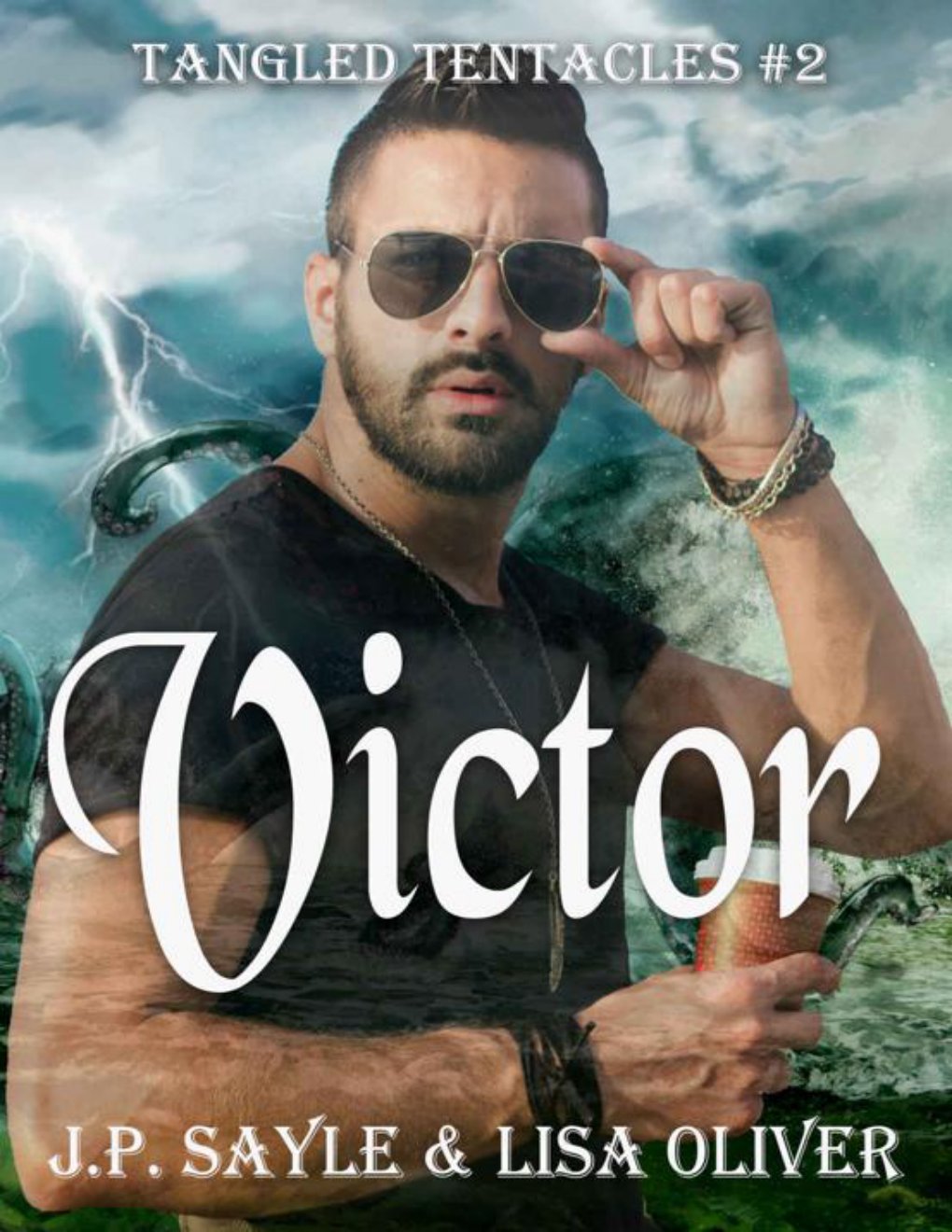 Cover of Victor #2: A Paranormal MM Kraken - Vampire Romance (Tangled Tentacles)