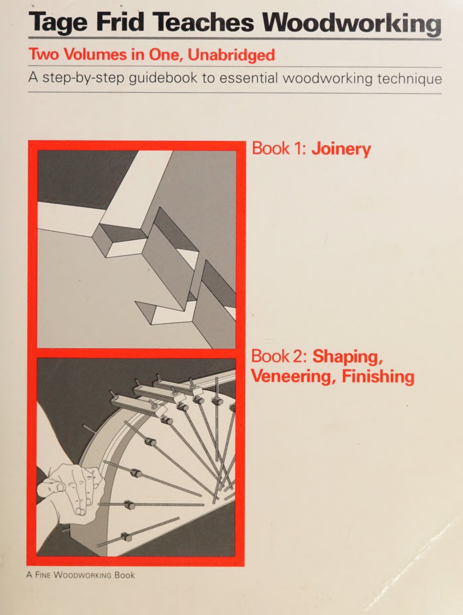 Cover of Tage Frid teaches woodworking