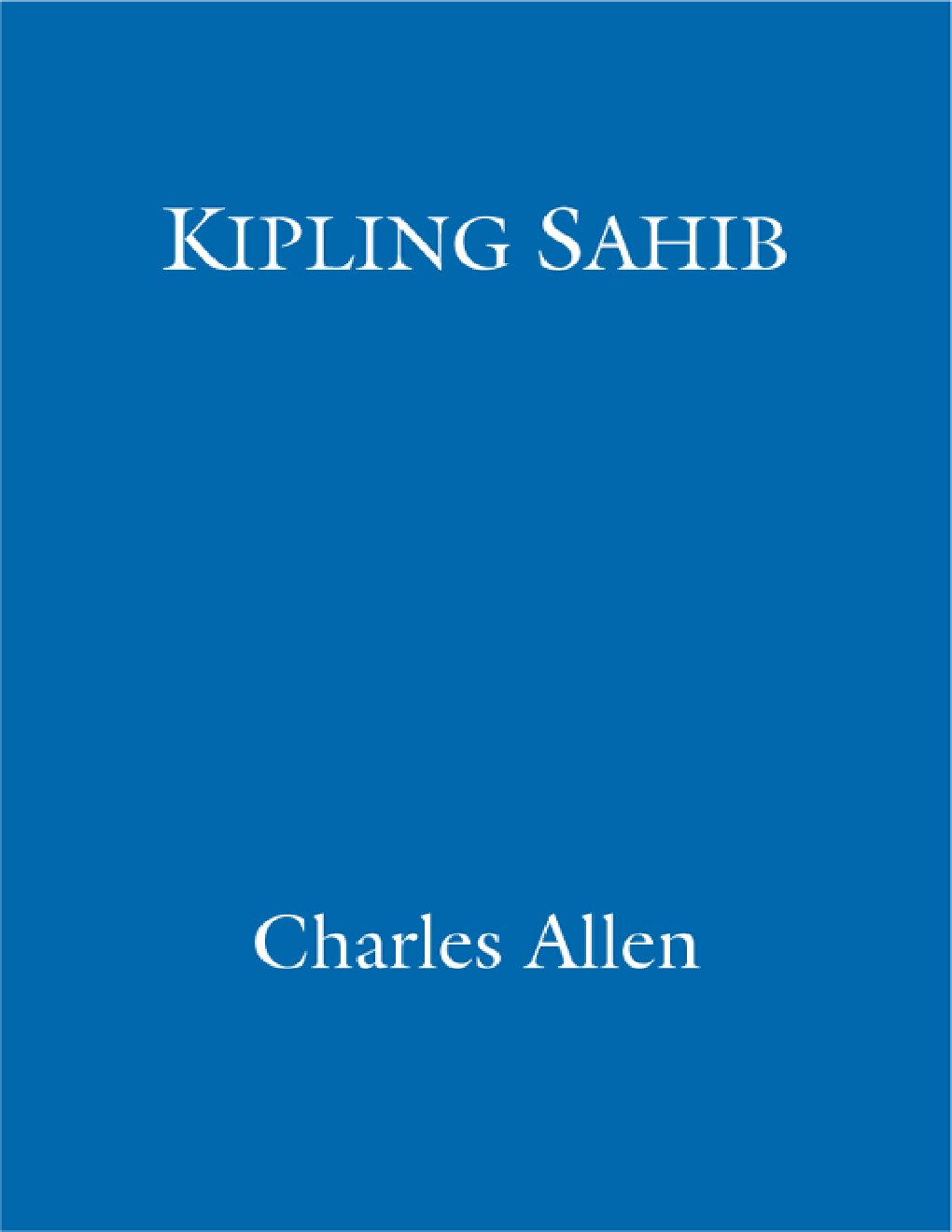 Cover of Kipling Sahib