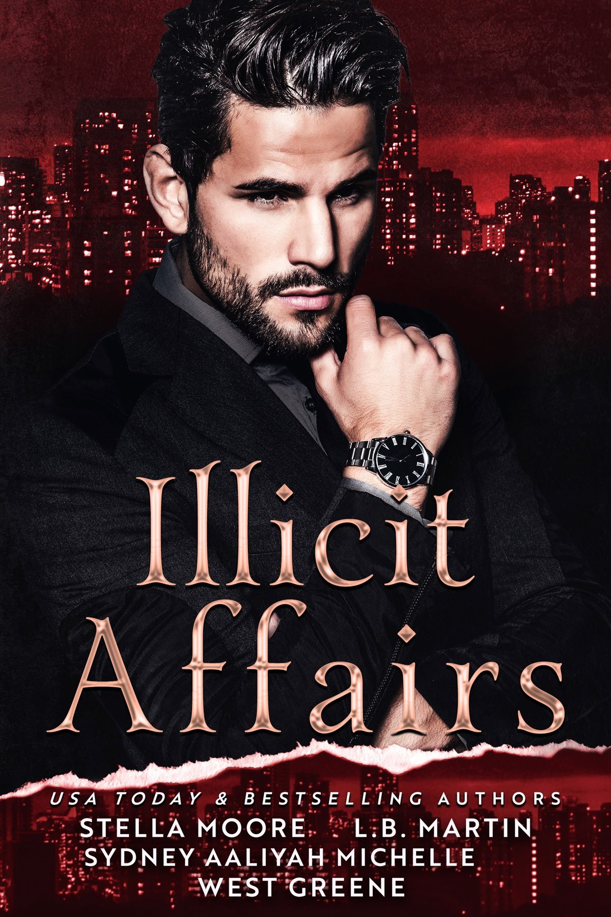 Cover of Ilicit Affairs: A Dark Forbidden Age-Gap Romance Collection