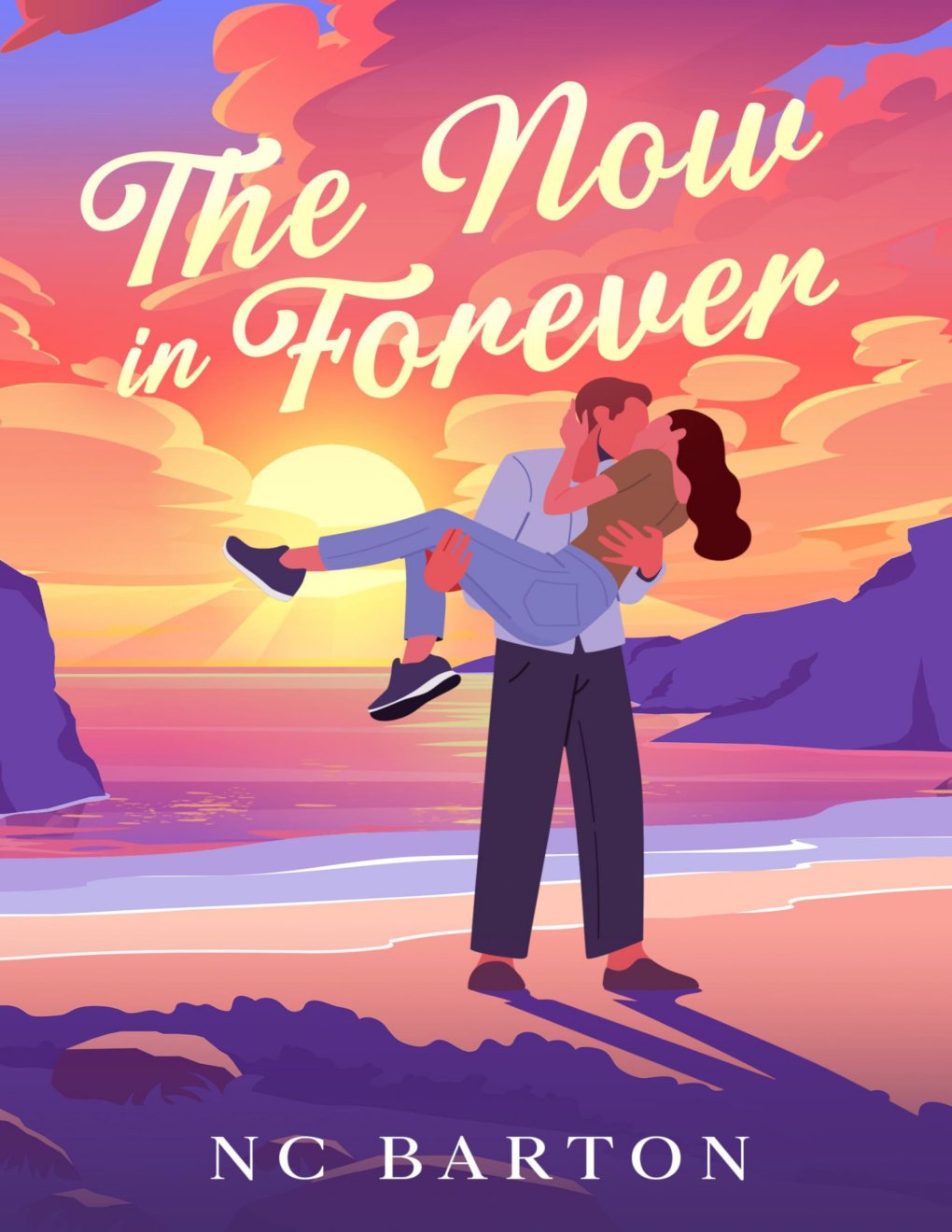 Cover of The Now in Forever: A Small Town Second Chance Romance