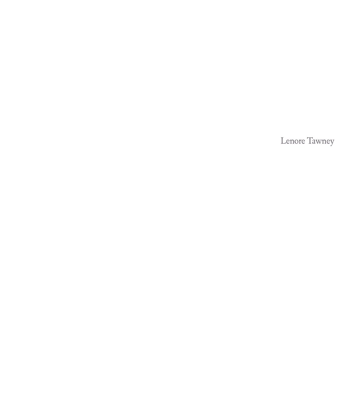 Cover of Lenore Tawney