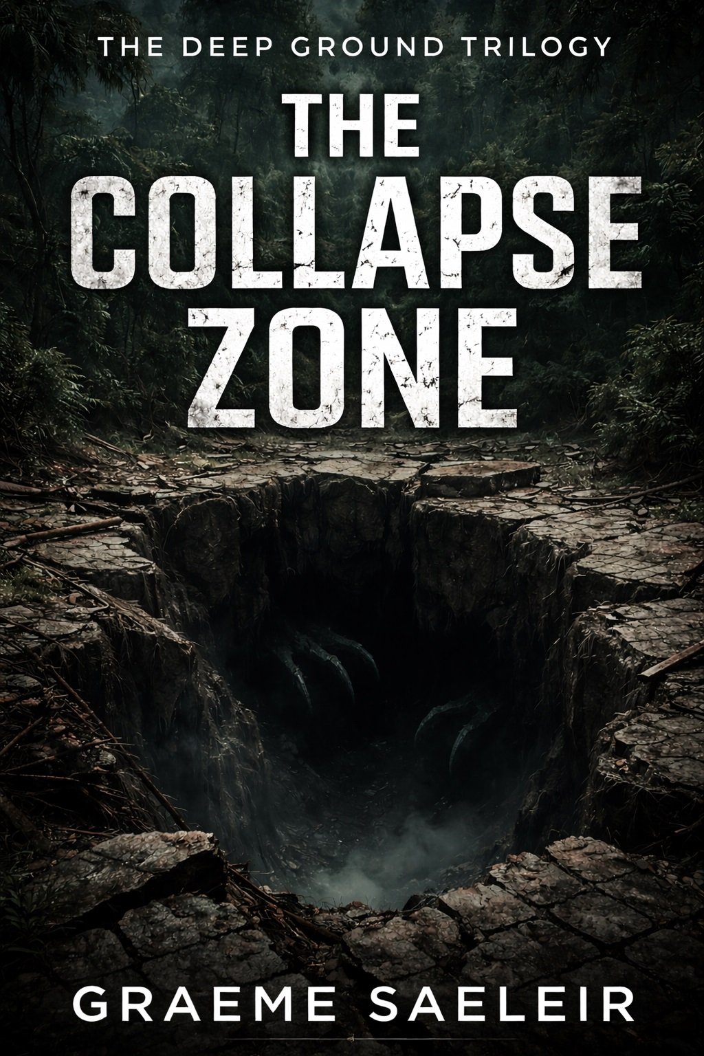 Cover of The Collapse Zone: The Deep Ground Trilogy Book One