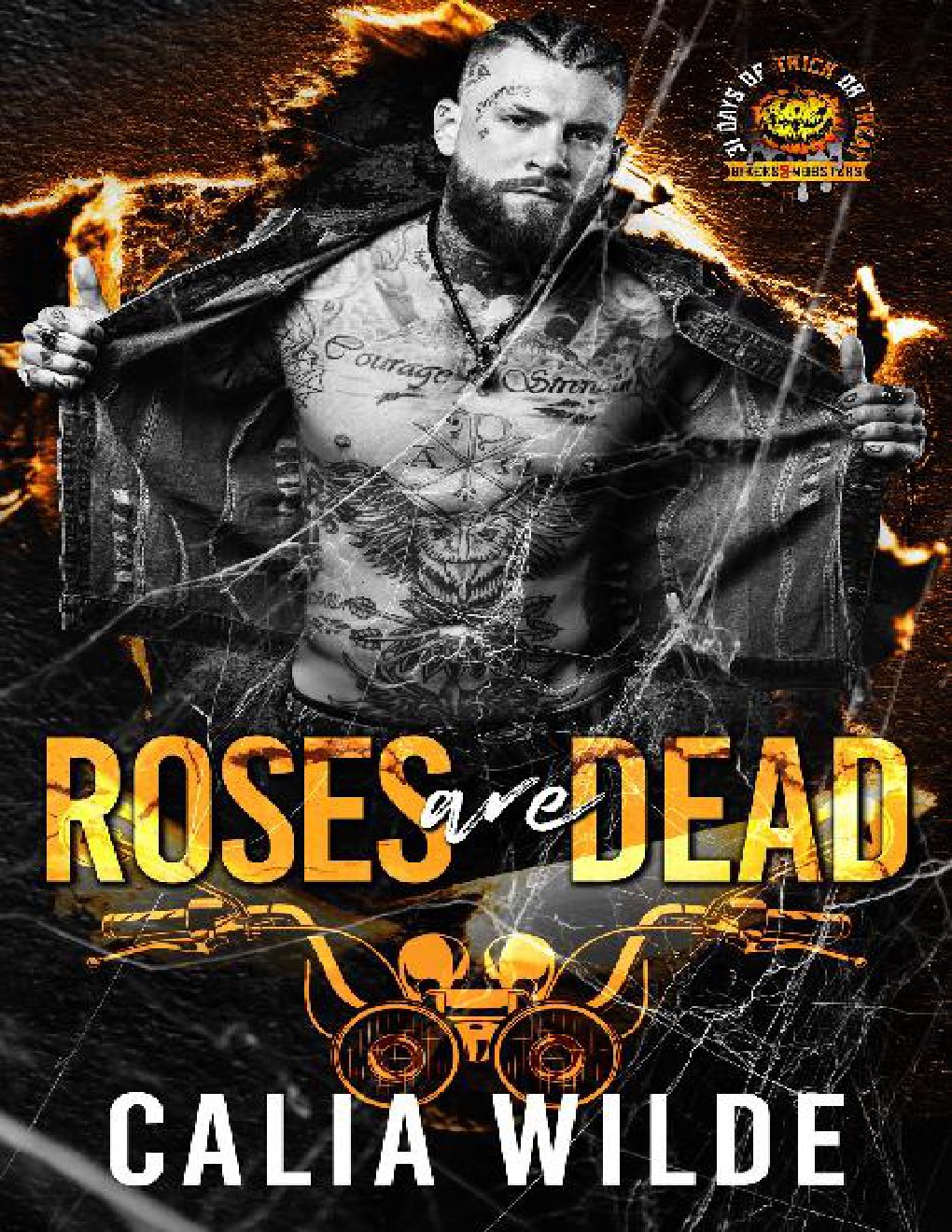 Cover of 28 - Roses Are Dead: 31 Days of Trick or Treat: Biker & Mobster