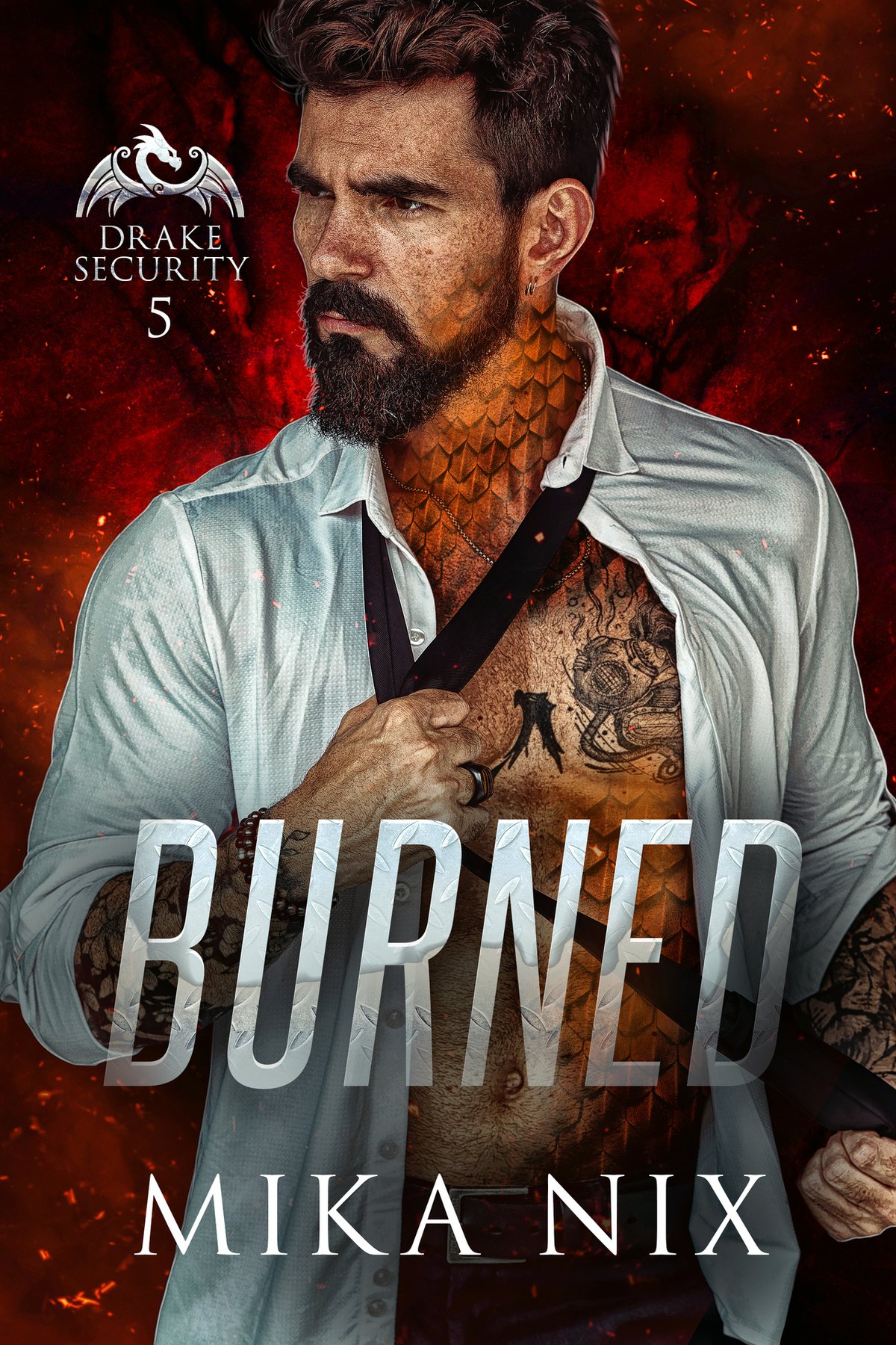 Cover of Burned (Drake Security Book 5)