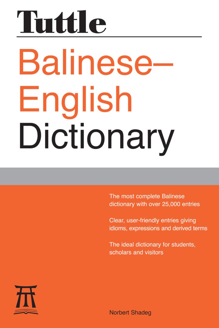 Cover of Tuttle Balinese-English Dictionary