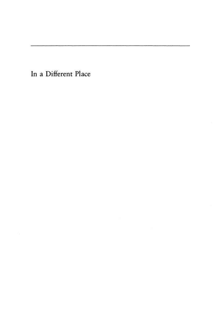Cover of In a Different Place