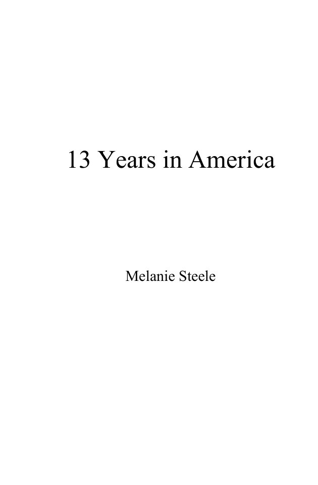 Cover of 13 Years in America (1978)