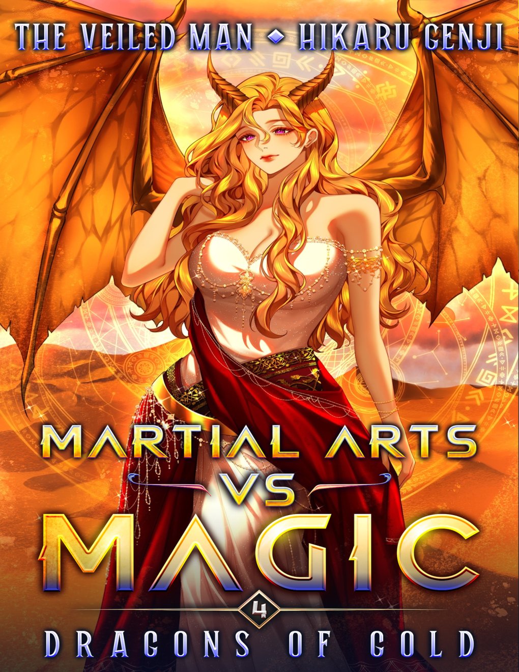 Cover of Martial Arts vs Magic Book 4- Dragons of Gold (2025)