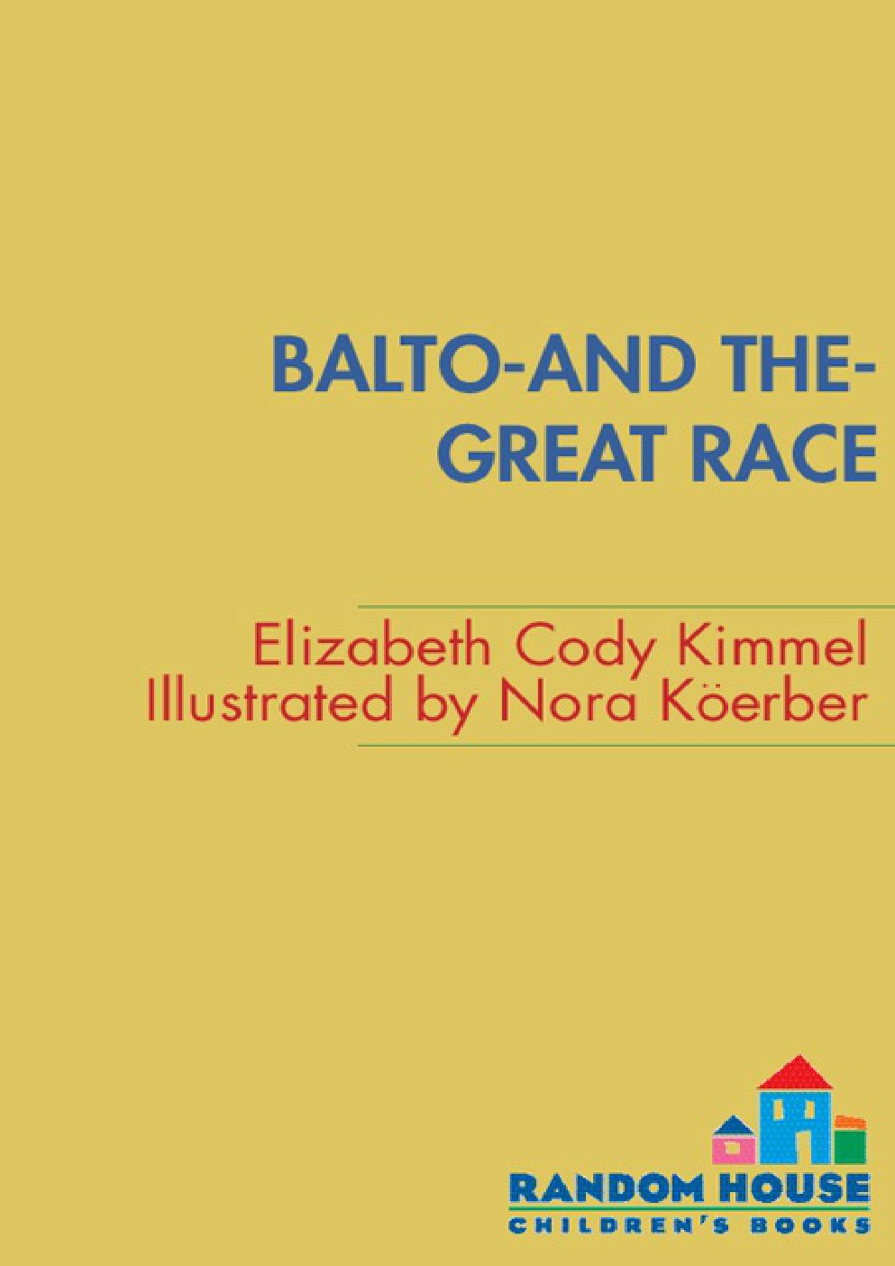 Cover of Balto and the Great Race