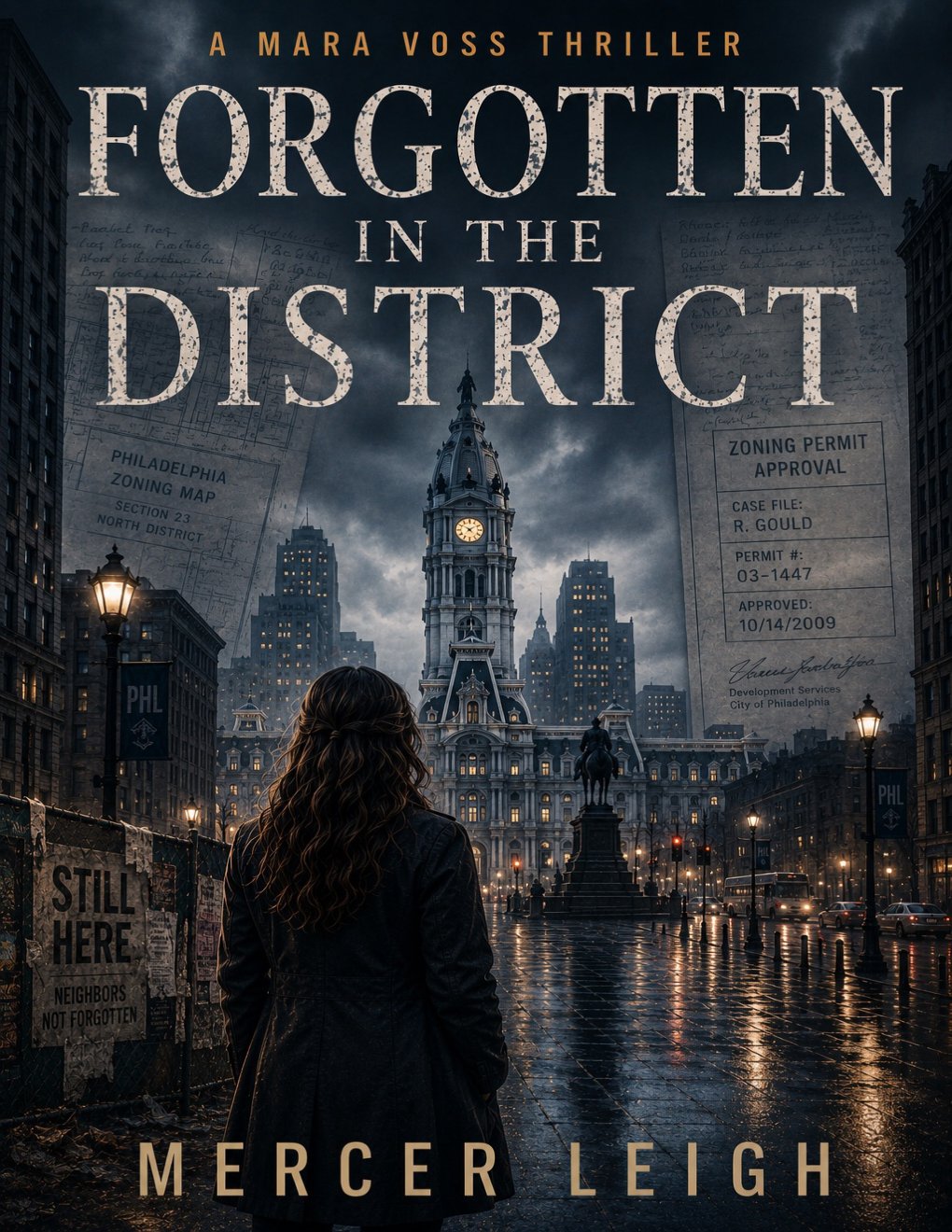Cover of Forgotten In The District- Mara Voss - Investigative Journalist