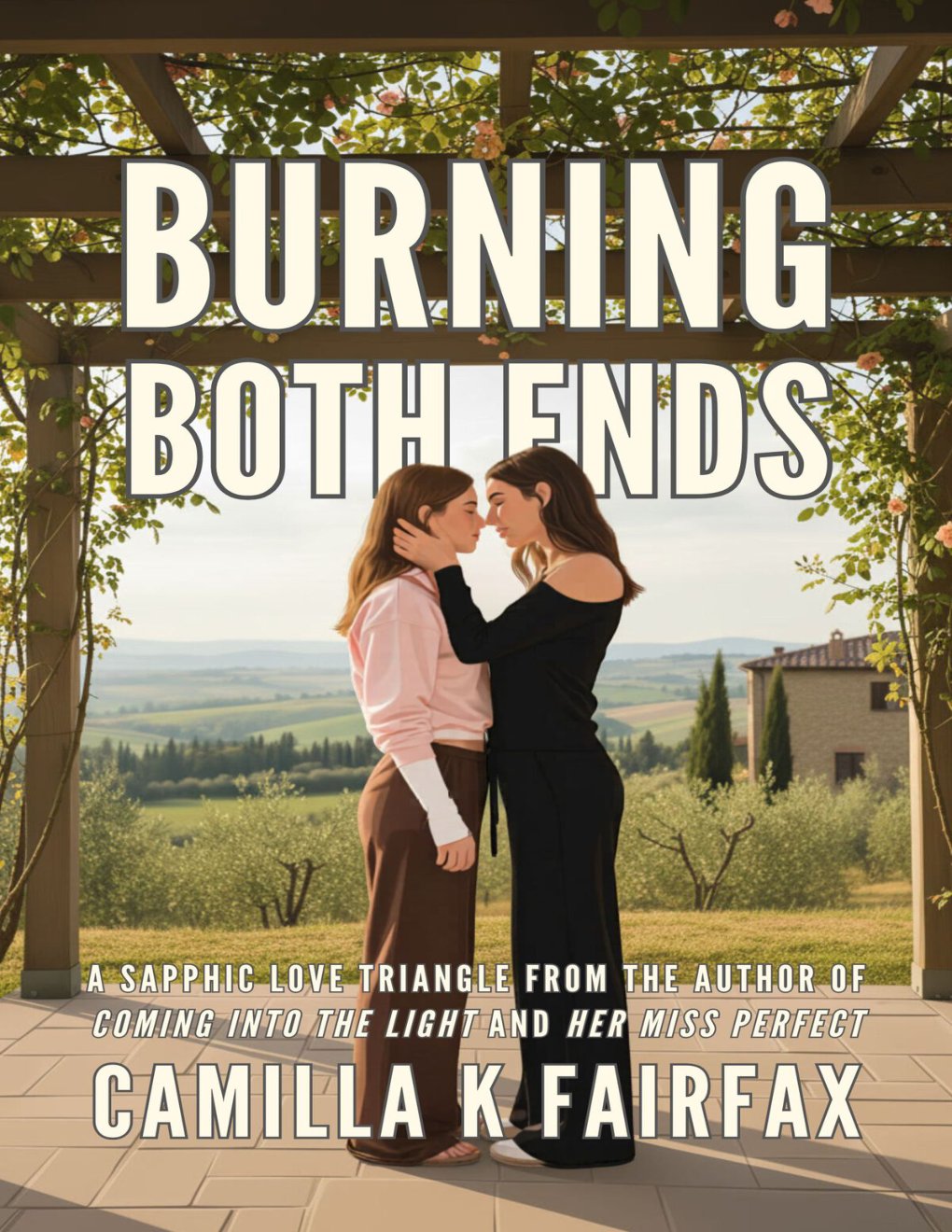 Cover of Burning Both Ends: A Sapphic Love Triangle