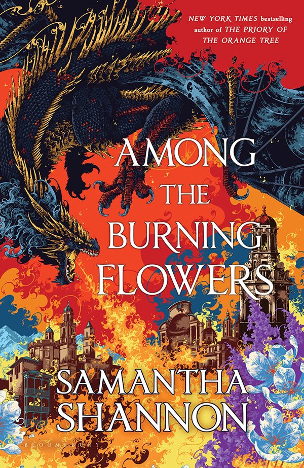 Cover of AMONG THE BURNING FLOWERS
