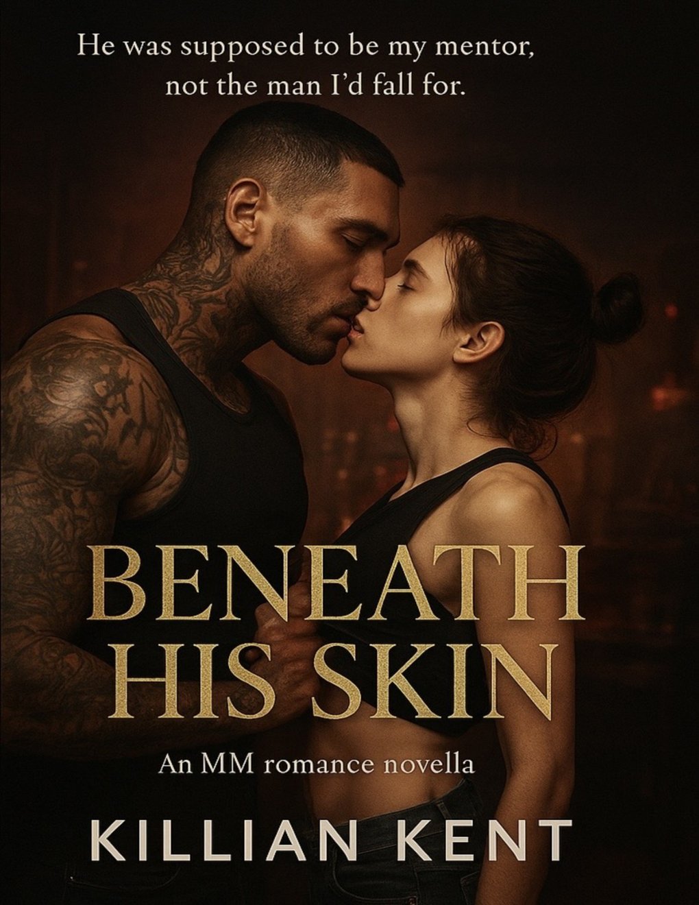 Cover of Beneath His Skin (An MM Romance Novella)
