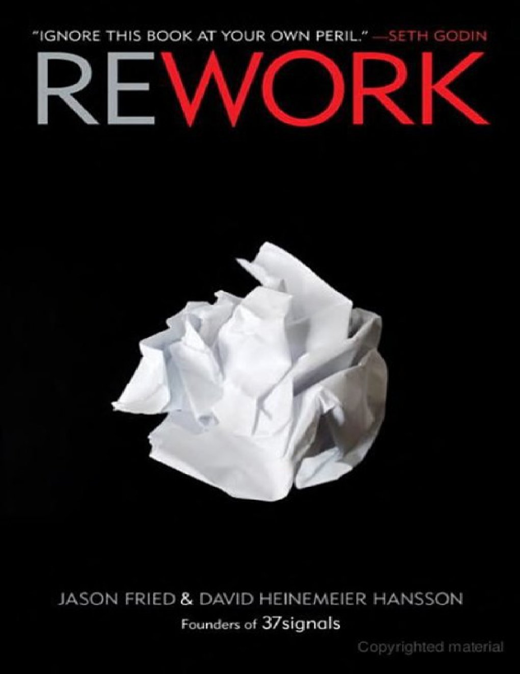 Cover of Rework