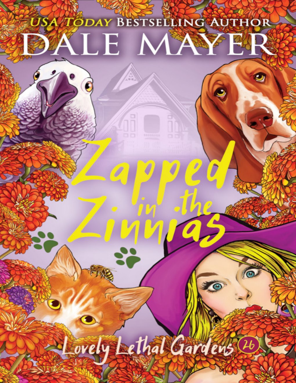 Cover of Zapped in the Zinnias