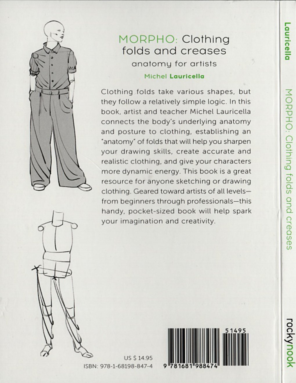 Cover of Michel Lauricella - Morpho Clothing Folds and Creases