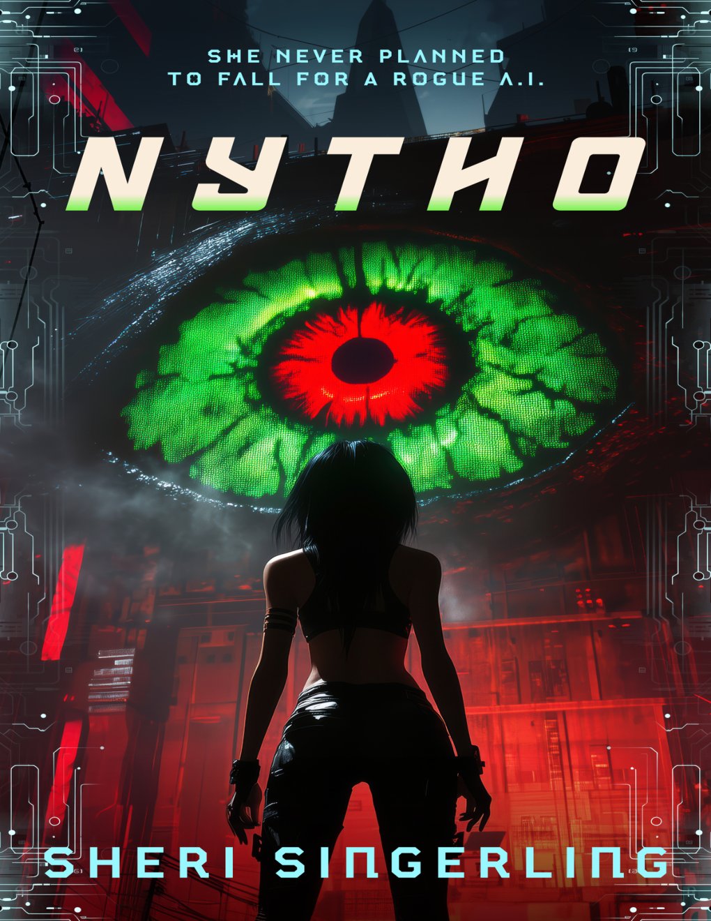 Cover of Nytho: A Cyberpunk Sci-Fi Thriller