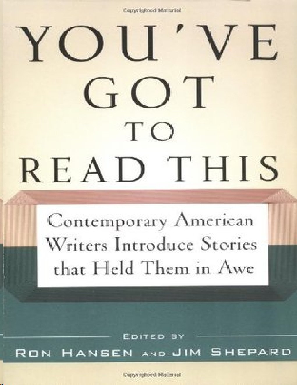 Cover of You've Got to Read This (1927)