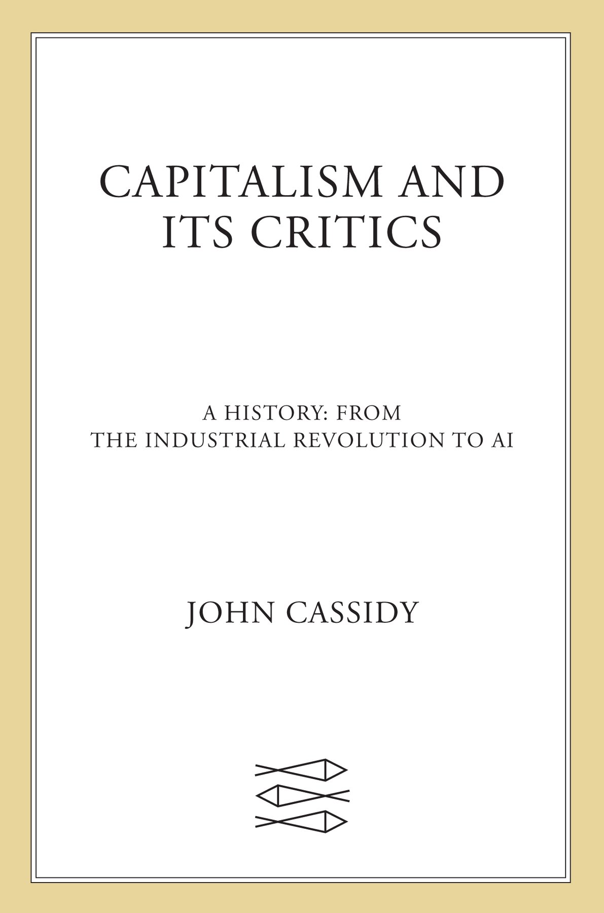 Cover of Capitalism and Its Critics