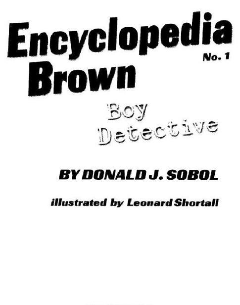 Cover of Encyclopedia Brown, Boy Detective