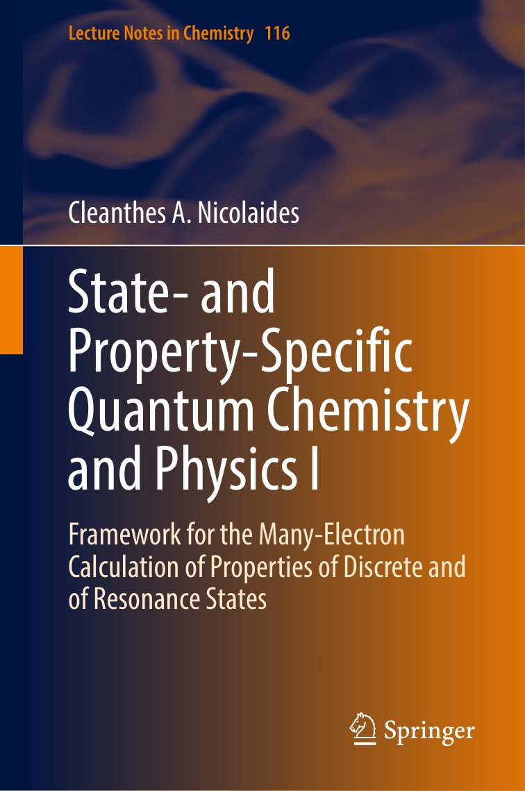 Cover of State- and Property-Specific Quantum Chemistry and Physics I