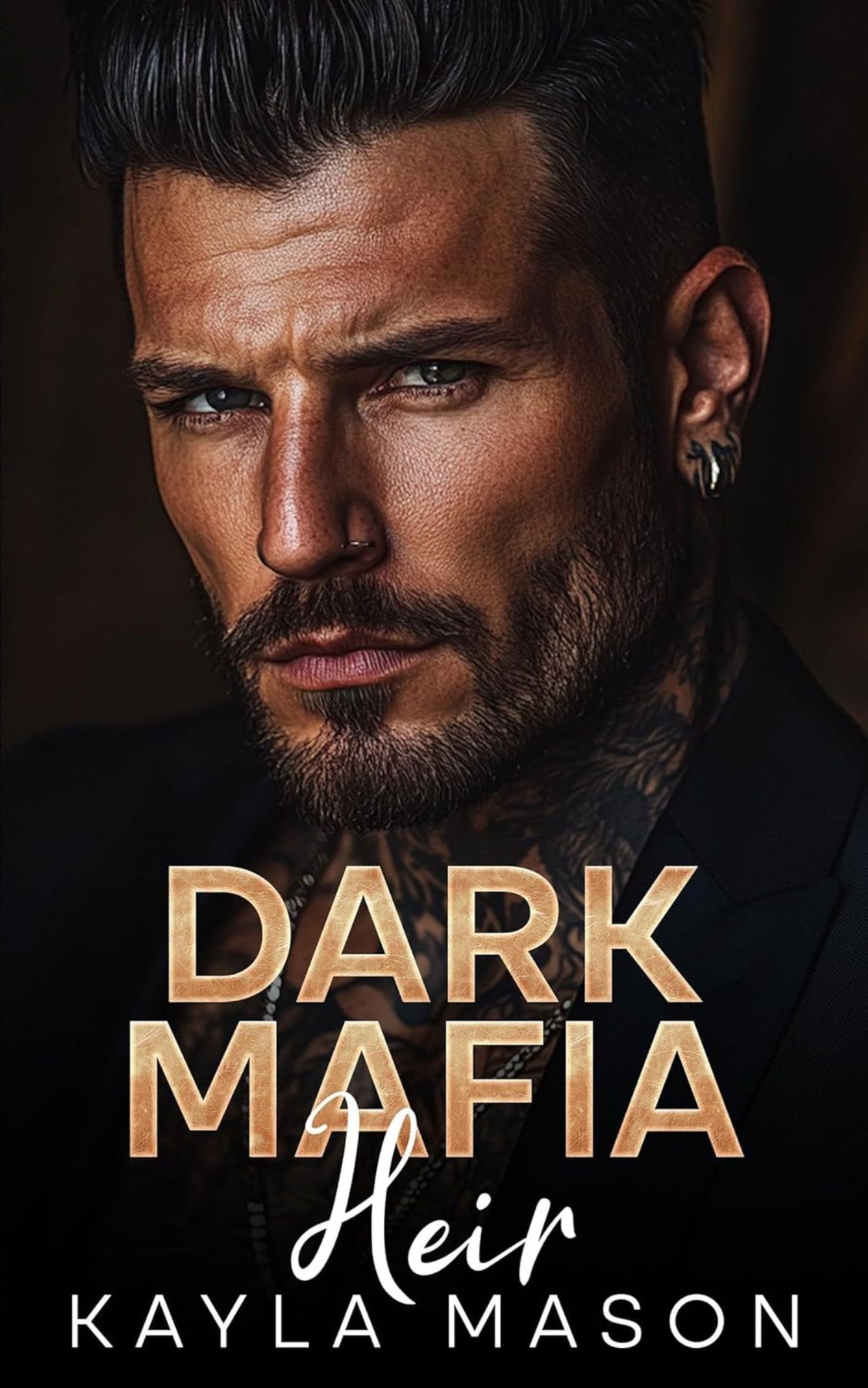 Cover of Dark Mafia Heir- Enemies to Lovers, Forced Marriage Romance (2025)