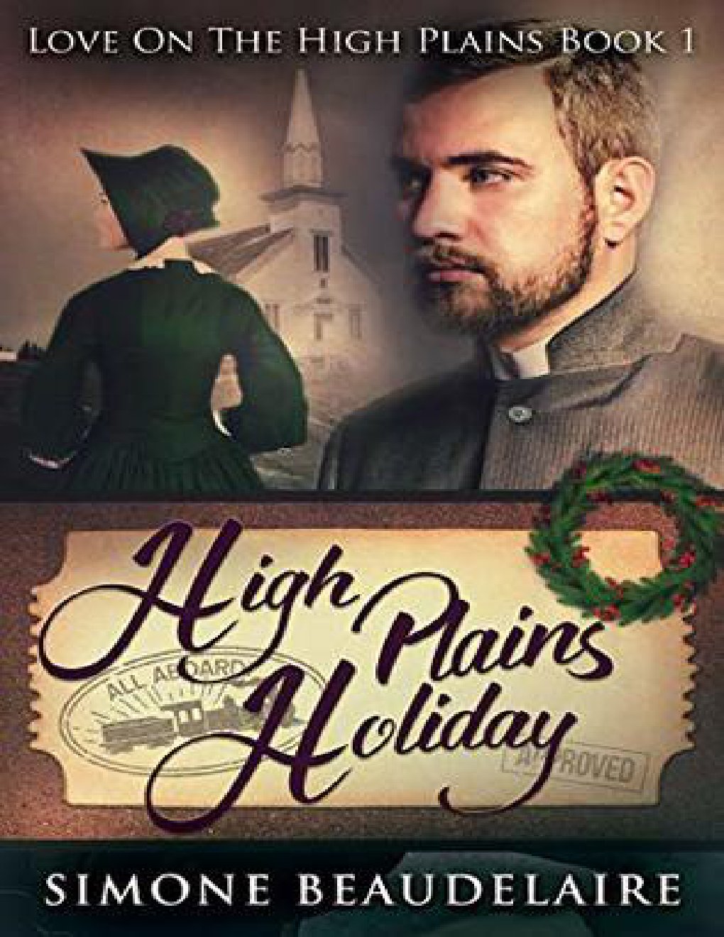 Cover of High Plains Holiday: Large Print Edition