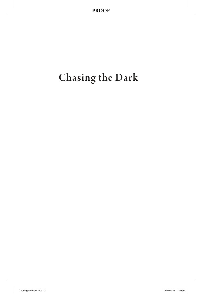 Cover of Chasing the Dark