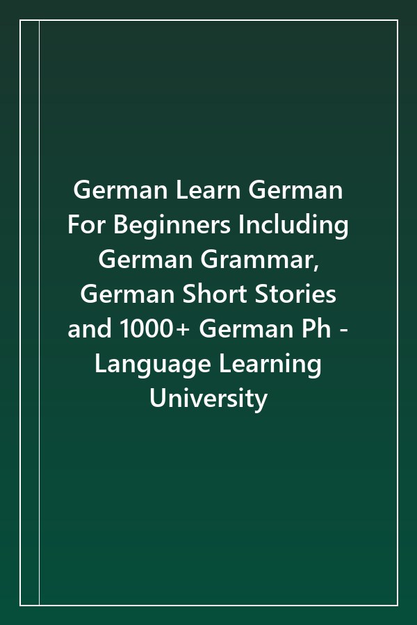Cover of Language Learning University