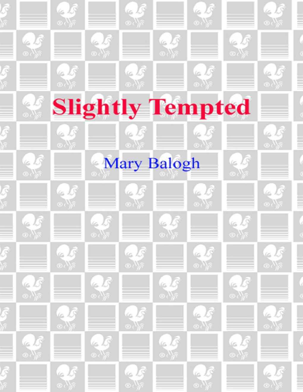 Cover of Slightly Tempted (2004)
