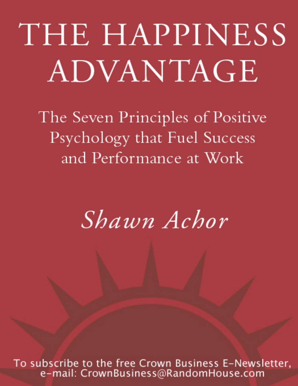 Cover of The Happiness Advantage