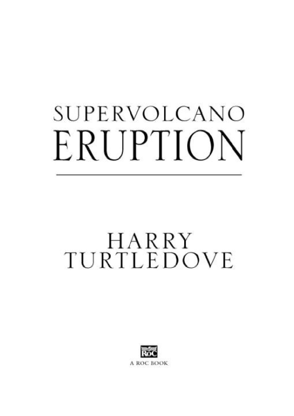 Cover of Eruption