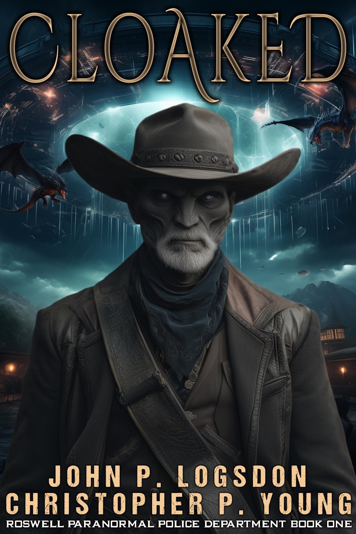 Cover of Cloaked (Roswell Paranormal Police Department Book 1)