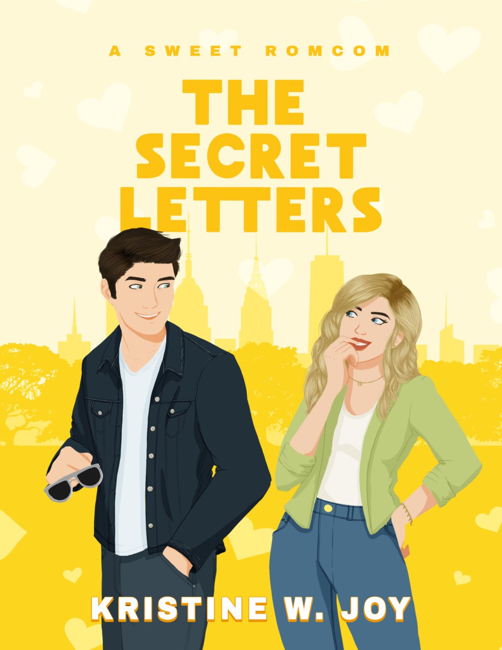 Cover of The Secret Letters: A Sweet RomCom (The Falling Friends Book 3)