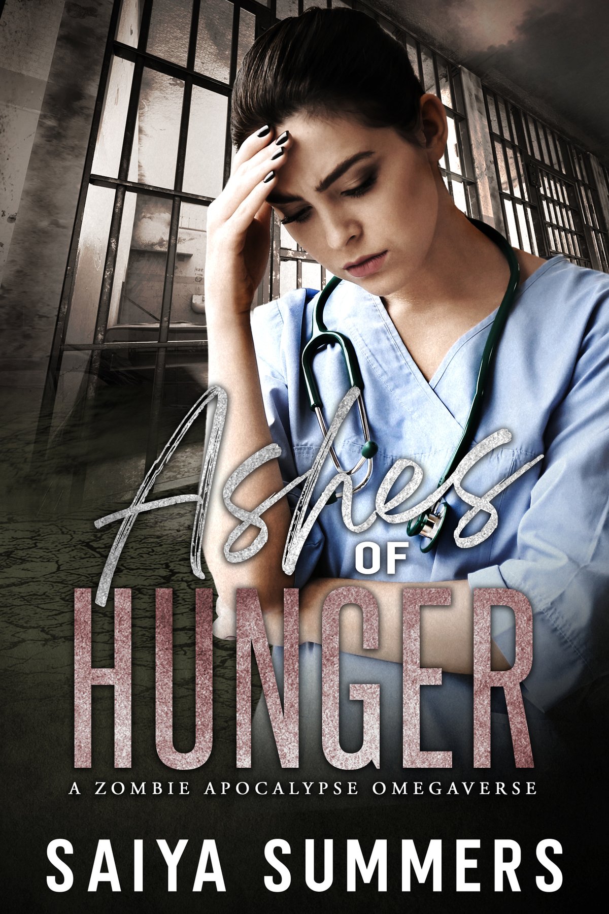 Cover of Ashes of Hunger (A Zombie Apocalypse Omegaverse)