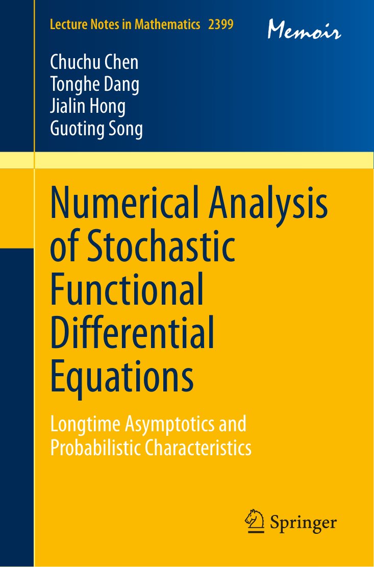 Cover of Numerical Analysis of Stochastic Functional Differential Equations