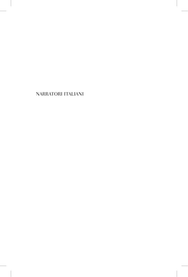 Cover of NARRATORI ITALIANI