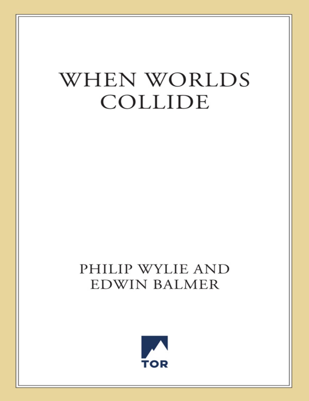 Cover of When Worlds Collide