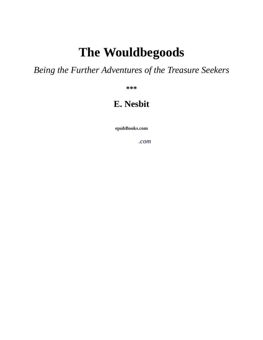 Cover of The Wouldbegoods