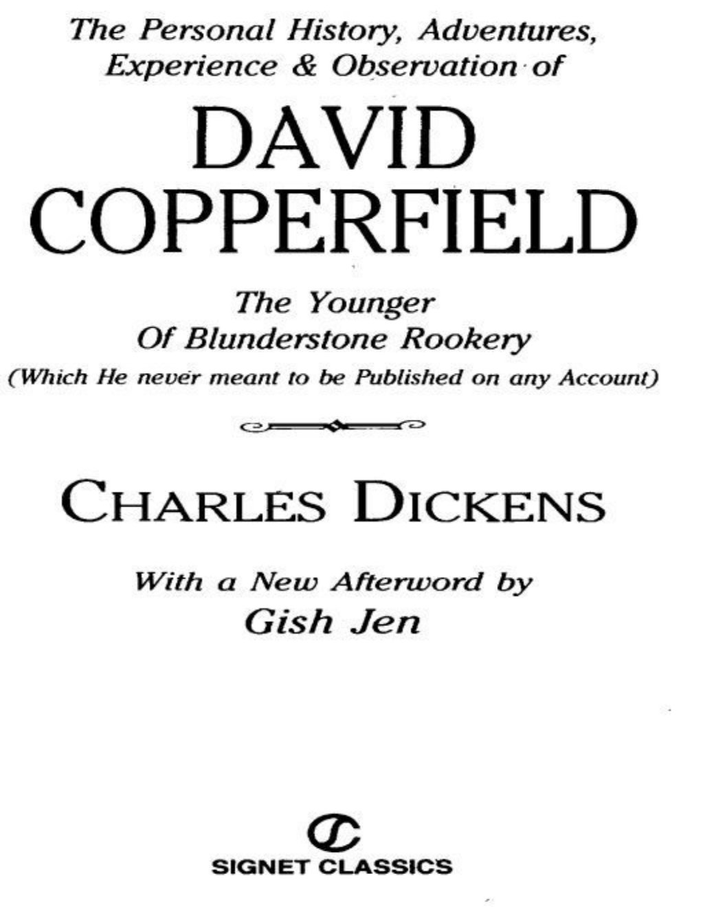Cover of David Copperfield