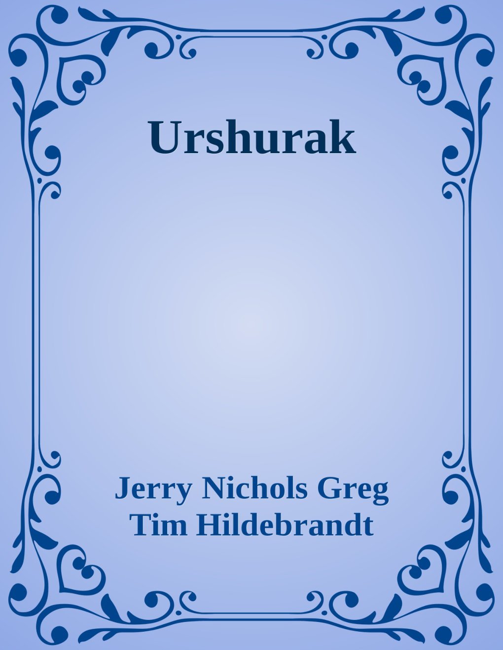 Cover of Urshurak (1979)