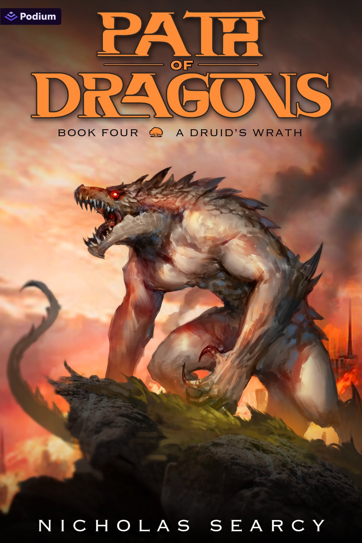 Cover of A Druid's Wrath- An Apocalypse LitRPG (2019)