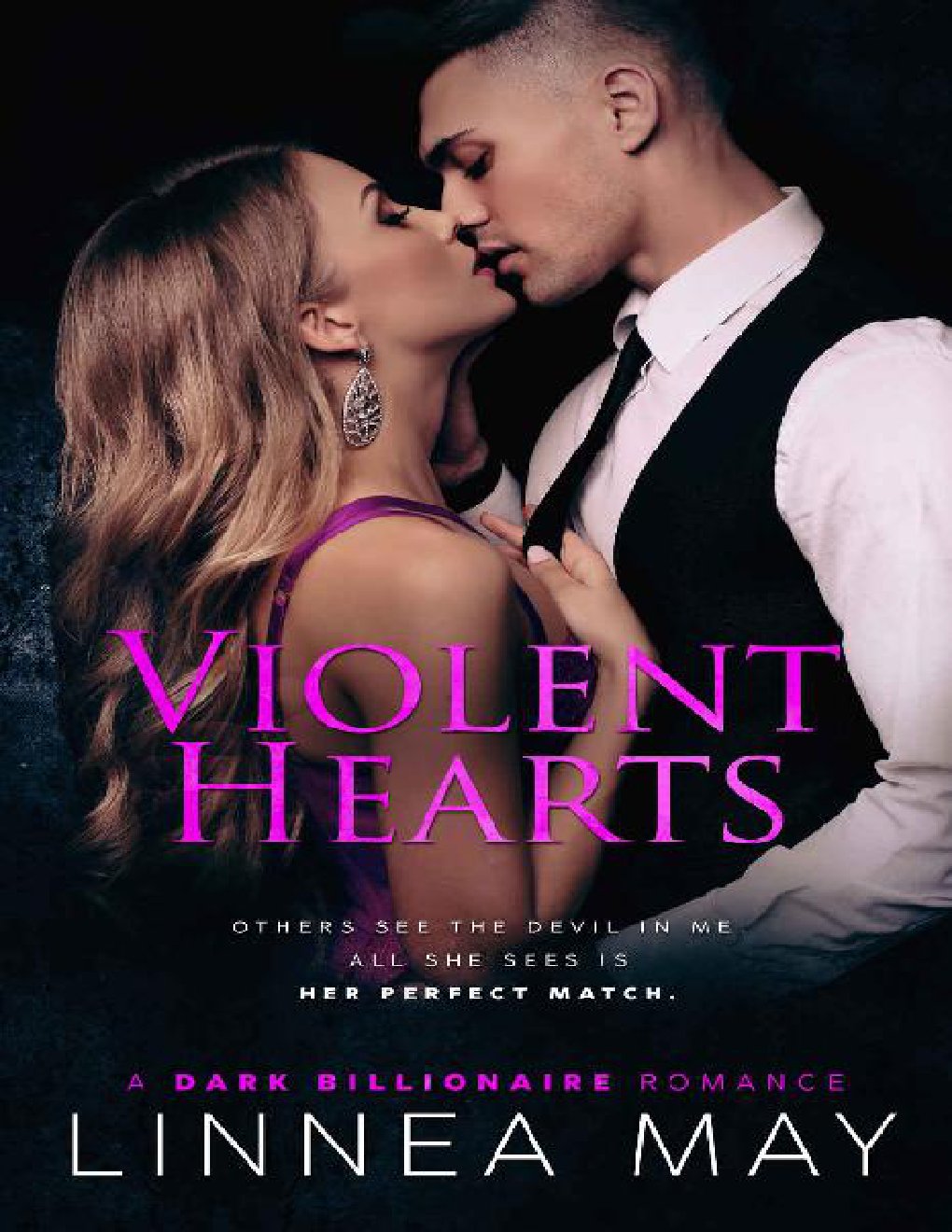 Cover of VIOLENT HEARTS: A Dark Billionaire Romance