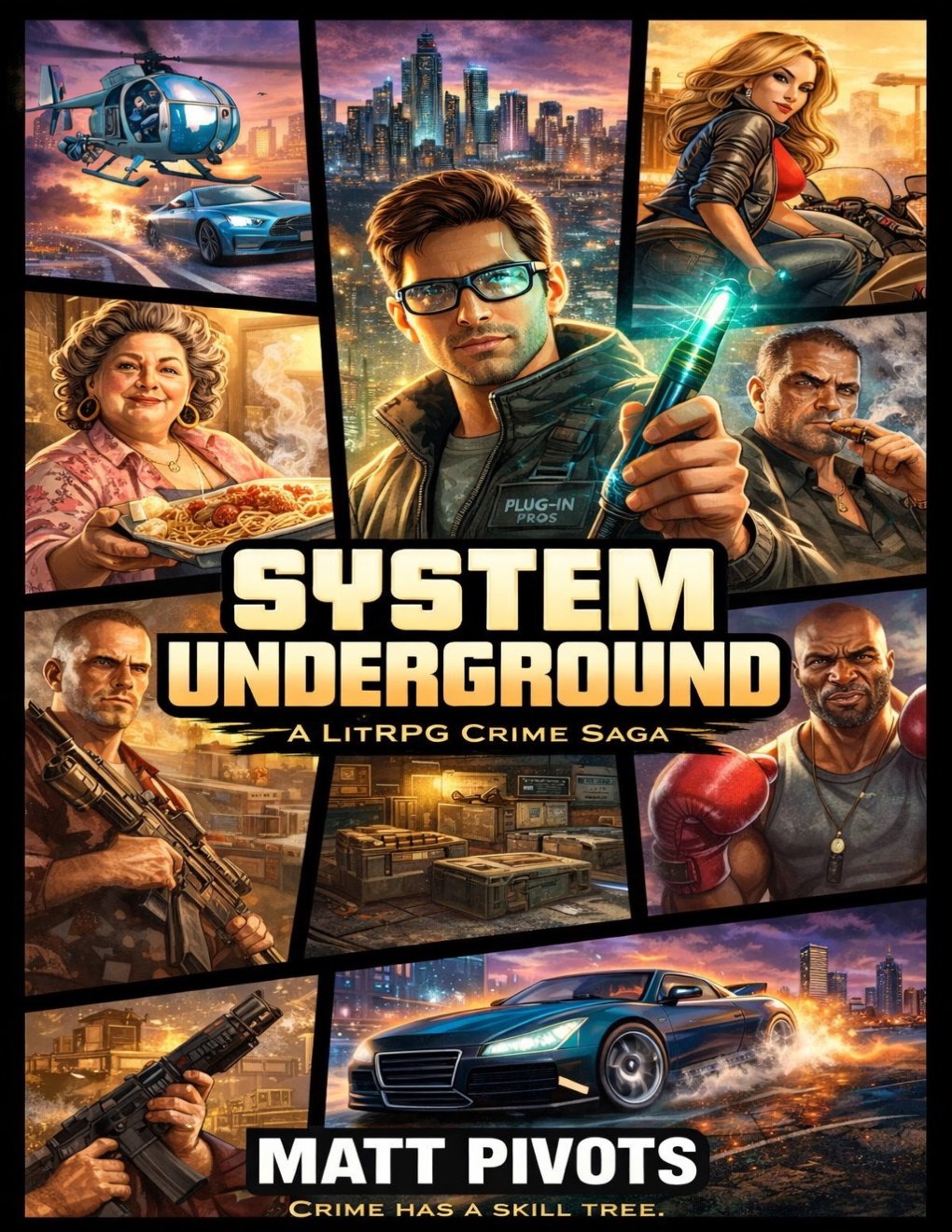 Cover of System Underground- A LitRPG Crime Saga (2026)